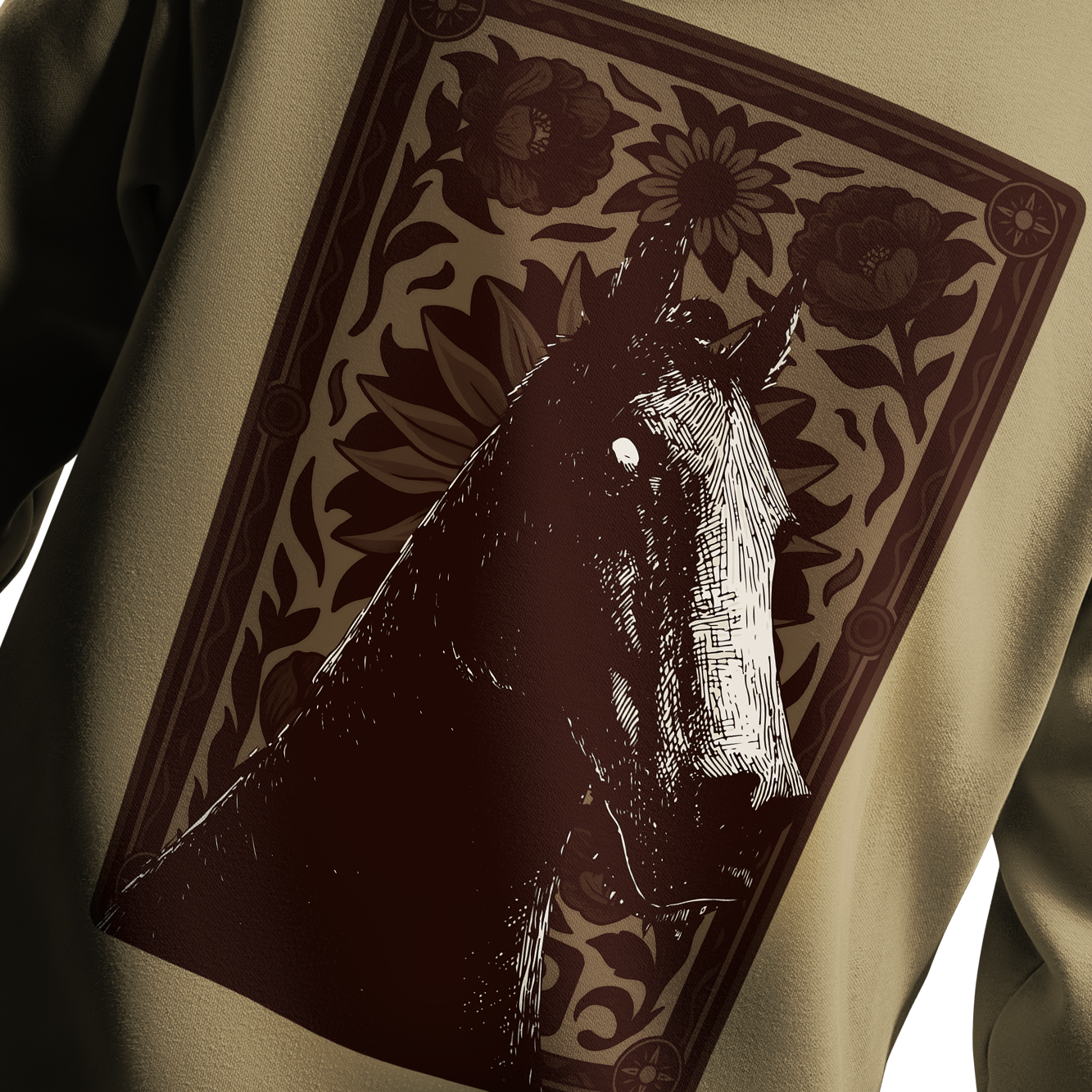 Dark Horse Energy - Unisex Oversized Hoodie