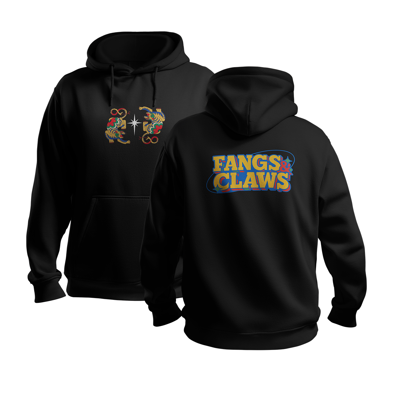 Fangs & Claws - - Unisex Oversized Hoodie