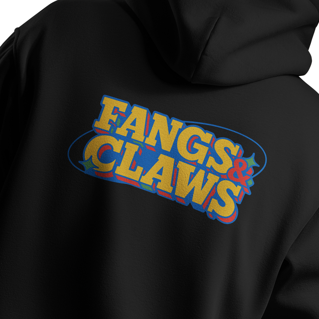 Fangs & Claws - - Unisex Oversized Hoodie