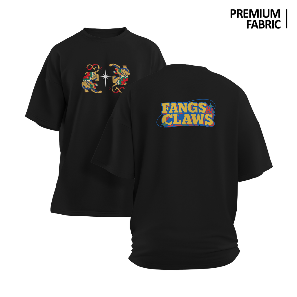 Fangs & Claws Tee - Unisex Oversized T-shirt