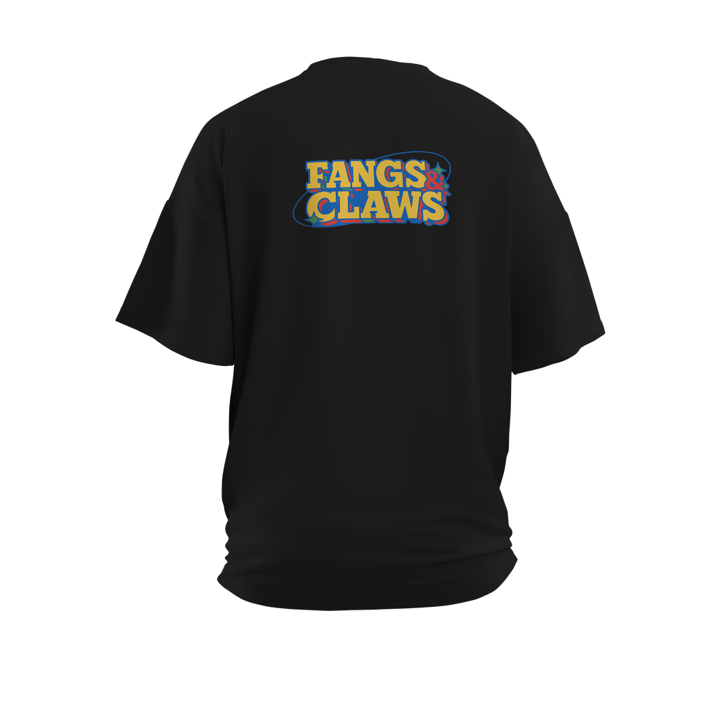 Fangs & Claws Tee - Unisex Oversized T-shirt