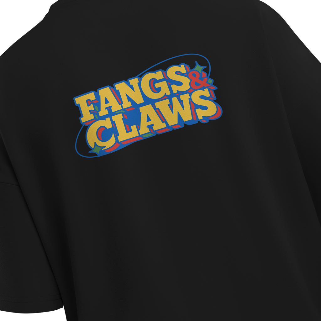 Fangs & Claws Tee - Unisex Oversized T-shirt
